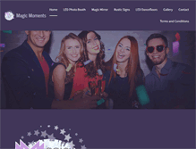 Tablet Screenshot of magic-moments.net
